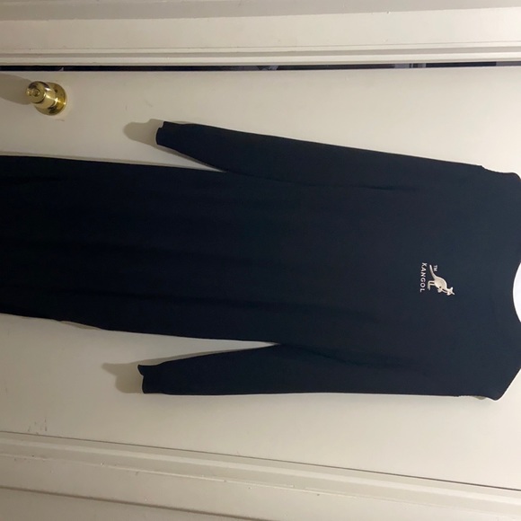 Black Kangol Limited Edition Sweater Dress (Bodycon) Worn Once - Picture 3 of 3